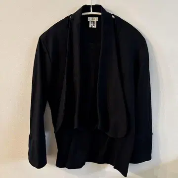 NOIR KEI NINOMIYA 큰 카라 부착 코튼 티셔츠
