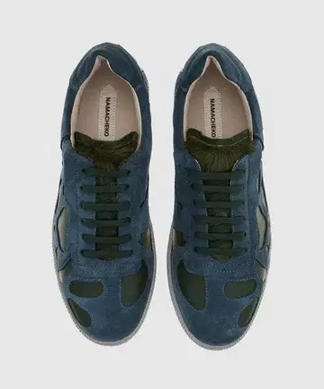 새상품 NAMACHEKO MURABI SNEAKERS 가죽 스니커즈