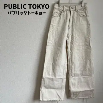 PUBLIC TOKYO PUBLIC DENIM 스트레이트 데님 일본제