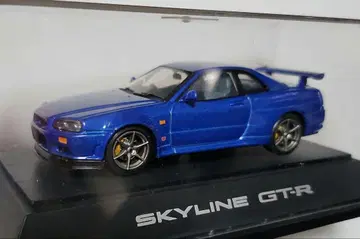에브로 1/43 SKYLINE GT-R R34 V.SPEC 메탈릭 블루