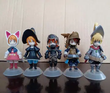 파이널 판타지 III 트레이딩 아츠 미니 5체 FF3 피규어