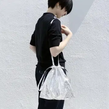 formuniform 드로우 스트링 복조리 숄더 실버 S 사이즈