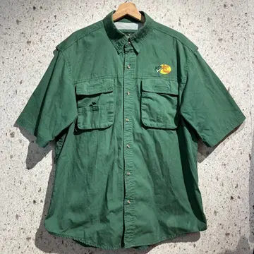 REDHEAD BASS PRO SHOPS 자수 워크 셔츠 그린