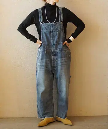 11OZ 데님 오버롤