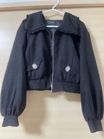 evelyn 트위드 블루종