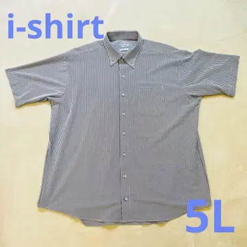 i-shirt 아이 셔츠 쿨 스트라이프 반팔 셔츠 5L