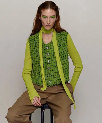 메종 스페셜 트위드 프링글 베스트