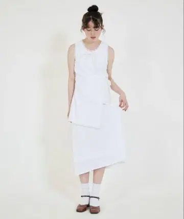TINA: JOJUN 레이어드 코튼 원피스