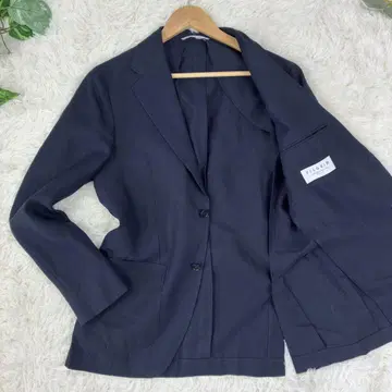 새상품급 투모로우랜드 필그림 린넨 100% 언라이닝 자켓 46