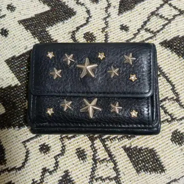 JIMMY CHOO 블랙 가죽 지갑