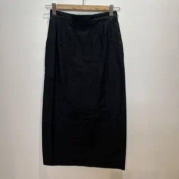 블랙 롱 스커트