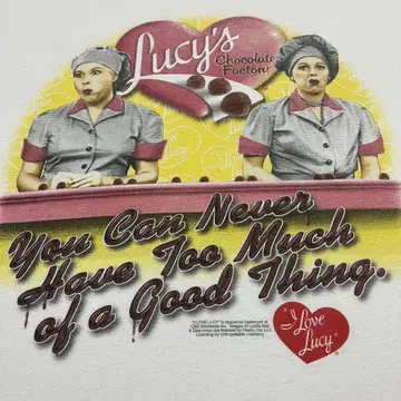 90s I Love Lucy 티셔츠 영화 무비