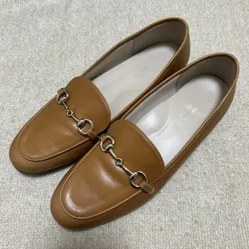 ANCHOR WOMAN 아오야마 양복 로퍼 카멜 24.5cm EEE