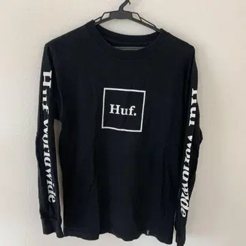Huf 블랙 긴팔 티셔츠 S