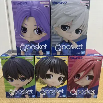 블루 록 Qposket 피규어 5개 세트