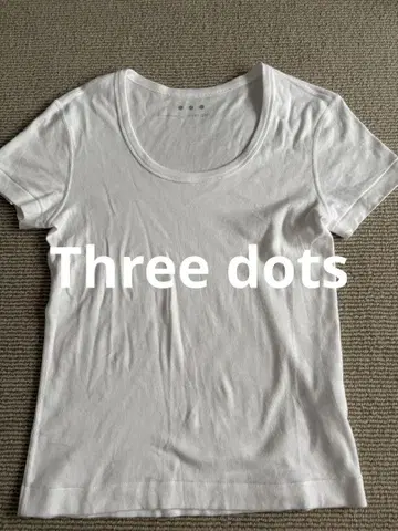 새상품급 three dots 화이트 티셔츠 제시카