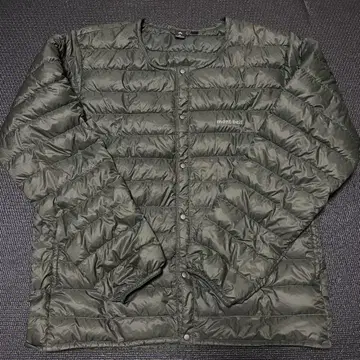 mont-bell 노카라 다운 자켓 XL 올리브 그린