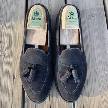 ALDEN 알든 태슬 로퍼 브라운 스웨이드 7
