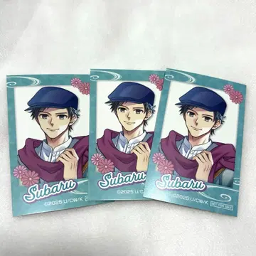 BROTHERS CONFLICT 브라콘 아사히나 스가 미니 포토 카드