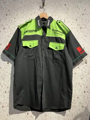 BRIDGESTONE KAWASAKI 레이싱 셔츠 브릿지스톤