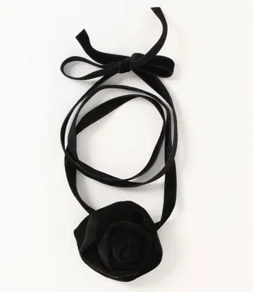 AMERI 아메리 초커 UND FLOWER RIBBON CHOKER