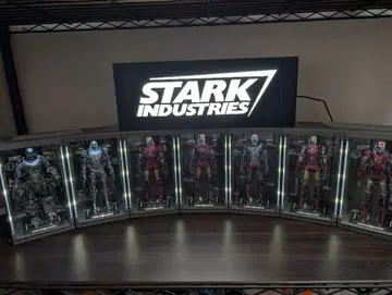 ZDtoys 아이언맨 핫토이즈 라이트업 박스