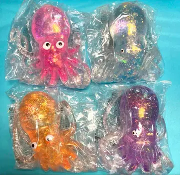 슈퍼 반짝반짝 구불구불 타코 스퀴즈 4색