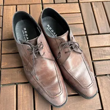 REGAL 브라운 가죽 신발 25cm