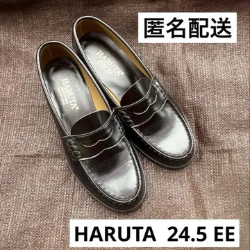 HARUTA 하루타 로퍼 블랙 24.5cmEE