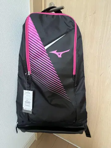 Mizuno 미즈노 라켓 백 블랙/핑크