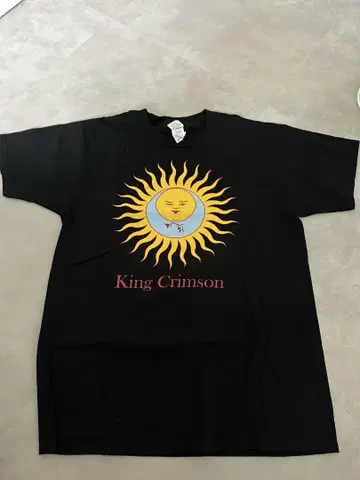 King Crimson 2018 투어 티셔츠 블랙
