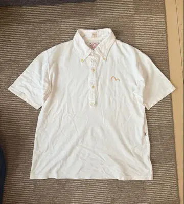 Evisu 자수 로고 피케 셔츠