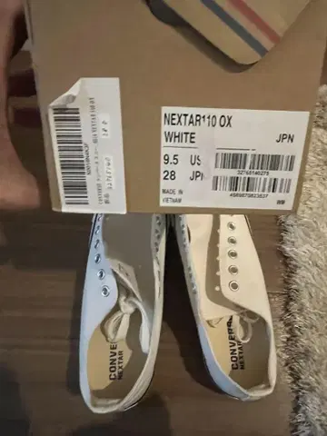 CONVERSE NEXSTAR 110 OX 화이트 28cm 미사용 새상품