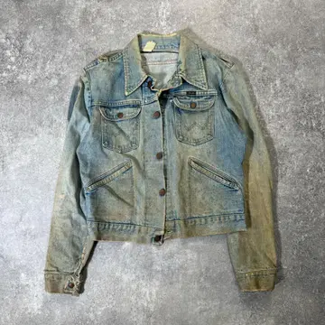 80s Wrangler 124MJ 데님 자켓 [S 상당] 빈티지 그런지