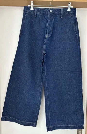 일본제 다마 'SHIMA DENIM WORKS' 콜라보 와이드 크롭 데님