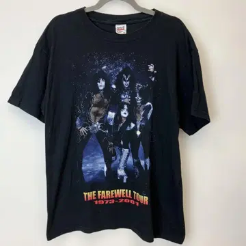 KISS 2001 THE FAREWELL TOUR 티셔츠 L anvil