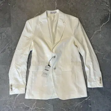 하자품 자라 화이트 자켓 택 포함 새상품 파티 포멀 여름