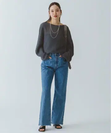 페이퍼 얀 카노코 BACK V 풀오버