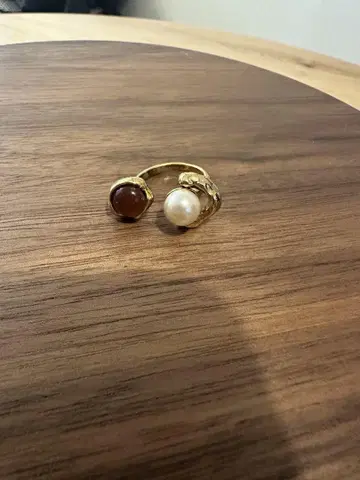 아델 비쥬 Aderbijoux VAGUEopencabochonring