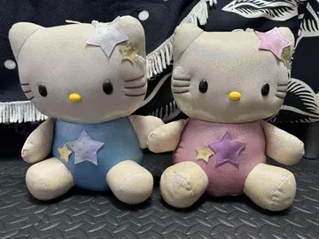 레어 헬로키티 라메 봉제 인형