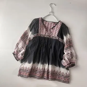 울라 존슨 ULLA JOHNSON 개더 블라우스 투모로우랜드