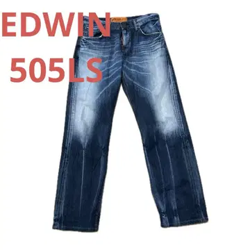 EDWIN 505LS 셀비치 일본제 32X33 빨간색 귀