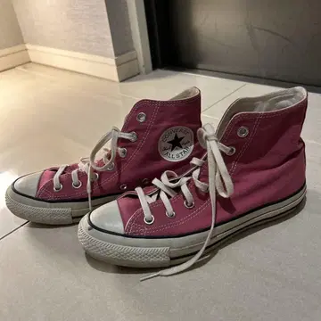 컨버스 올스타 핑크 하이컷 24cm