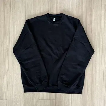 LOS ANGELES APPAREL 로스 아파 맨투맨 블랙 L