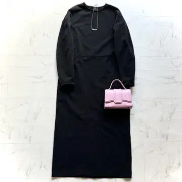 컨디션 최상 미라 오웬 원피스 블랙 검정 롱 관혼상제 정장