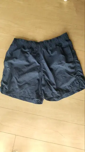 네이비 숏팬츠 허리밴딩