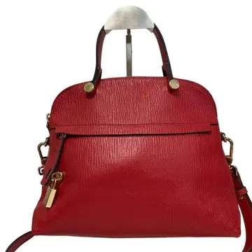 고품질 Furla 훌라 2way 숄더 핸드백 빨간색