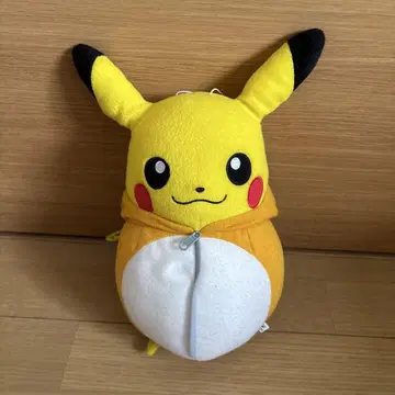 피카츄 라이츄 후드 부착 봉제 인형