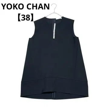 YOKO CHAN 요코짱 펄 장식 블라우스 슬릿 [38]