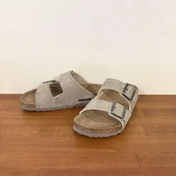 컨디션 최상 버켄스탁 애리조나 25.0cm 그레이지